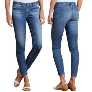 AG Jeans The Legging Ankle Mid Wash Size 30 Reg Skinny Stretch Denim